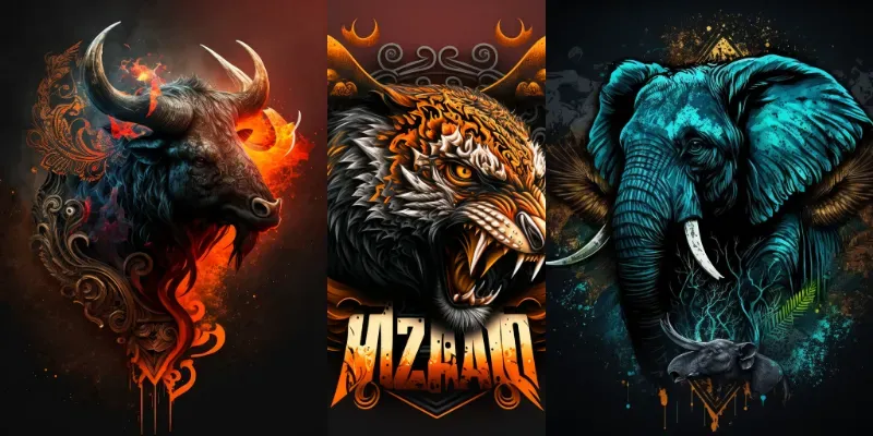 Wild Tshirt Logos generated by undefined