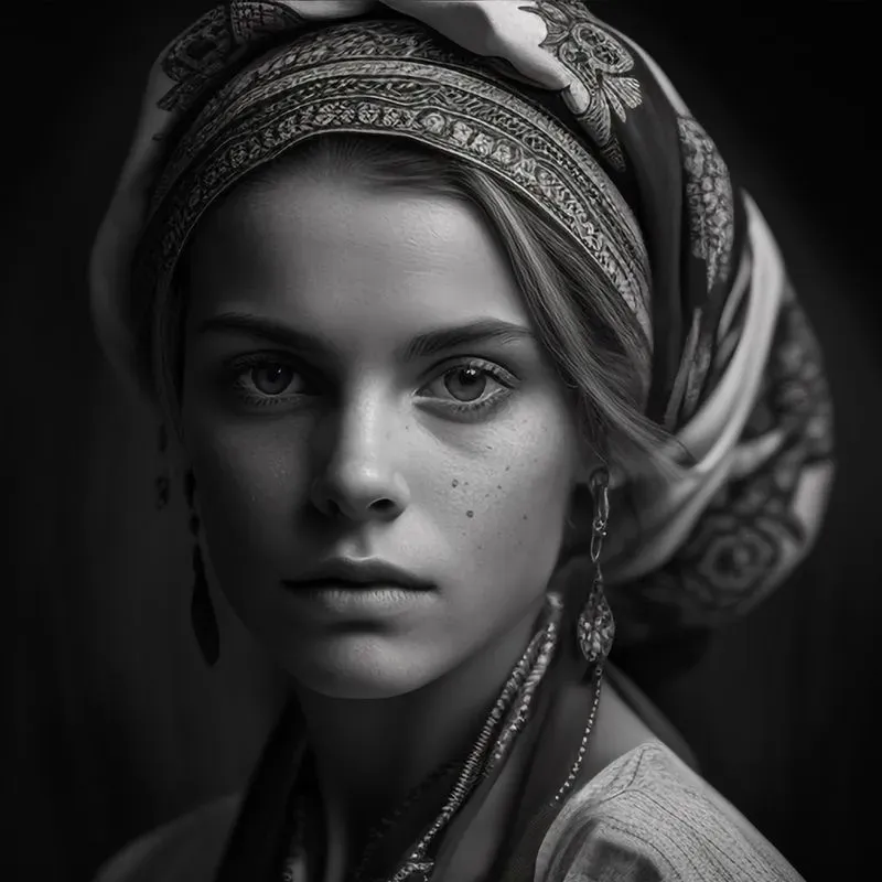 Women Bw Portraits