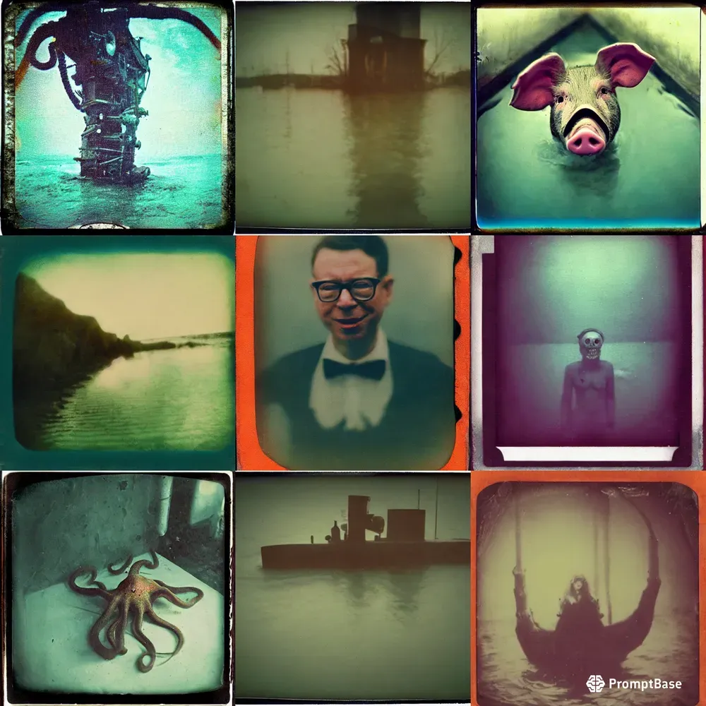 Creepy Polaroid Photographs