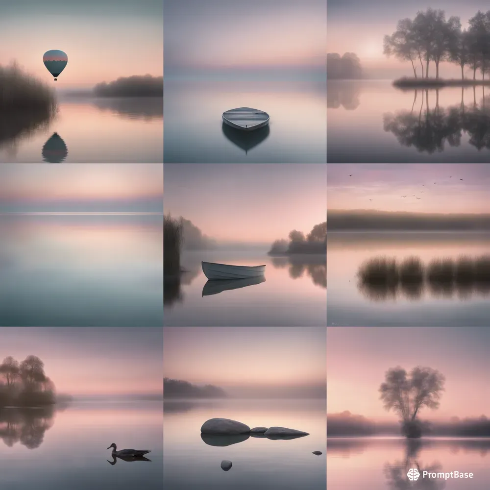 Tranquil Lake Reflections