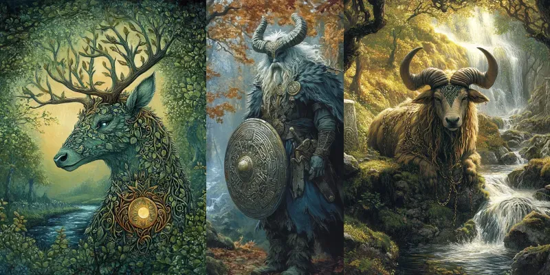 Enchanted Celtic Myth Creatures generated by undefined