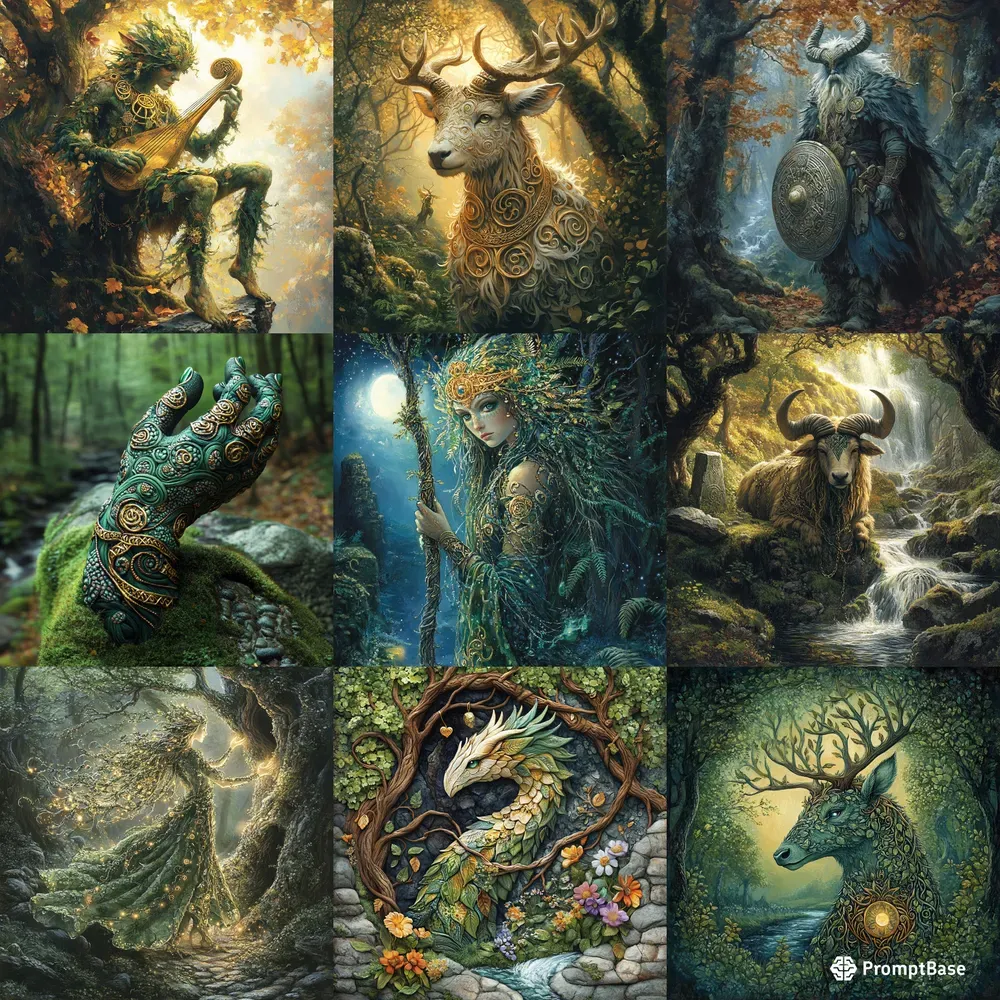 Enchanted Celtic Myth Creatures