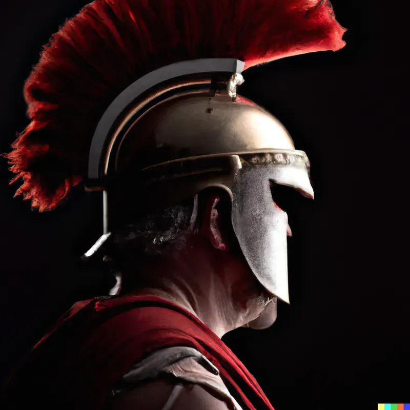Decorated Helmets Profile Photographs