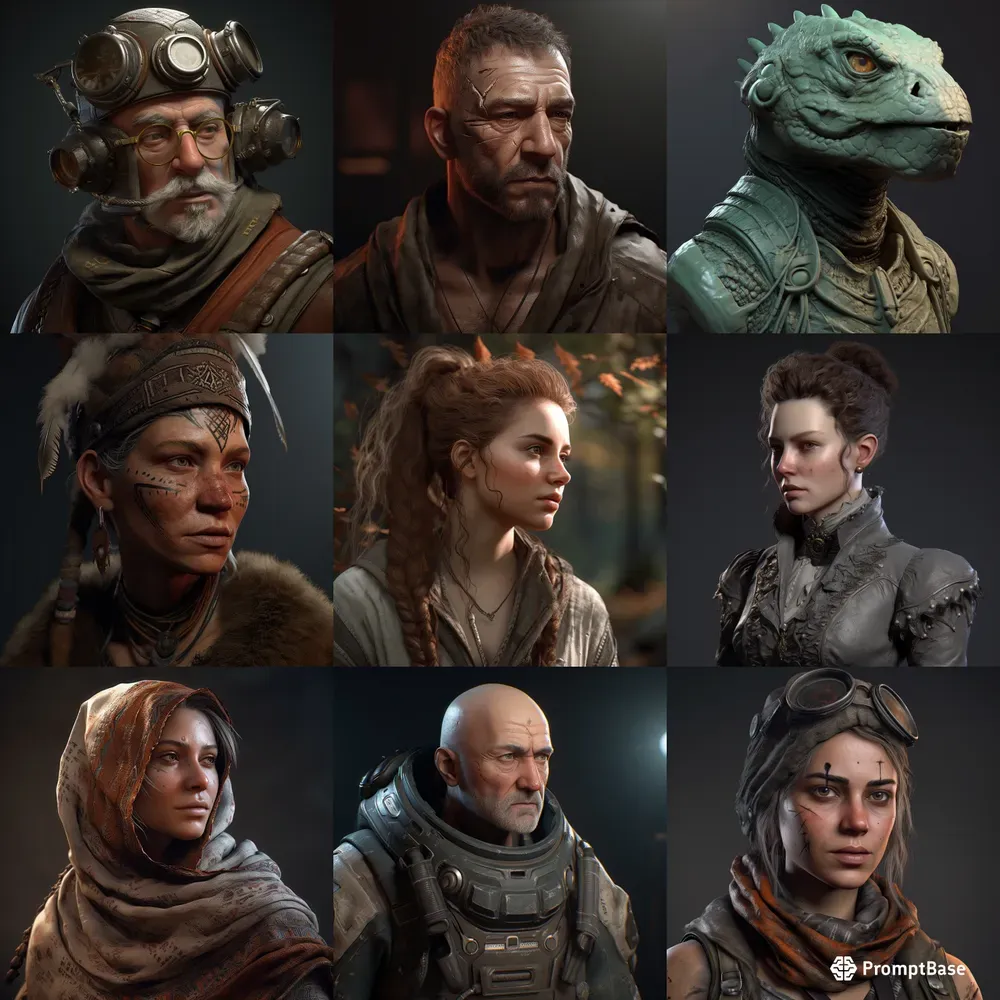 Realistic Game Character Presets