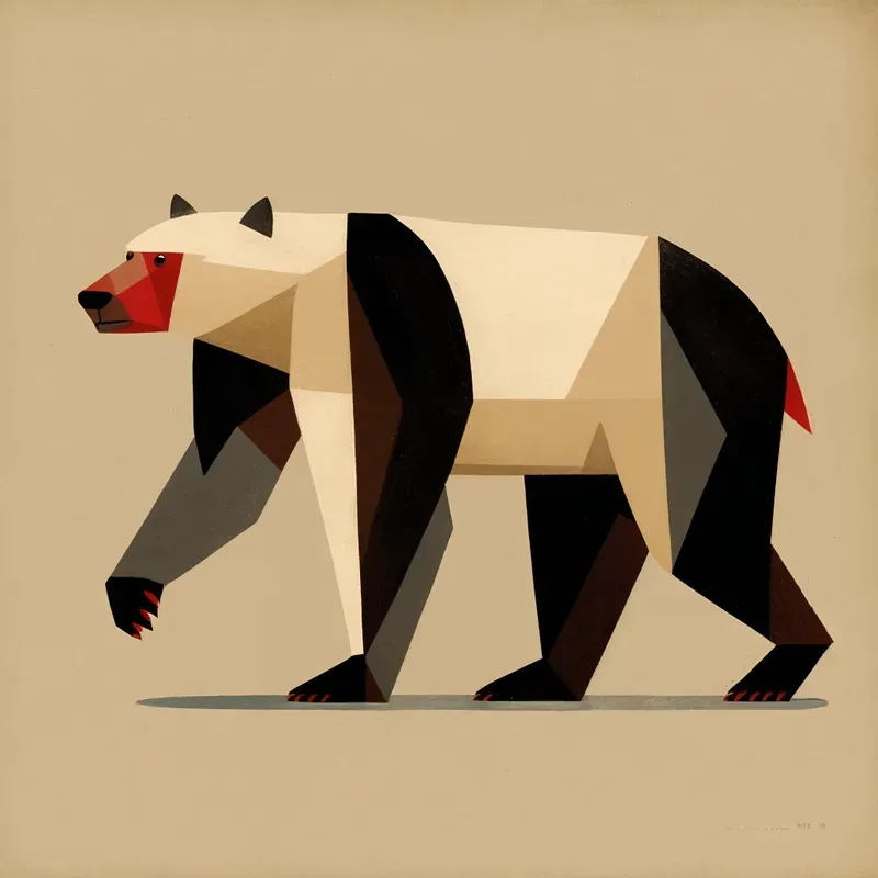Abstract Animal Drawings