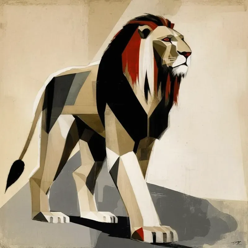 Abstract Animal Drawings