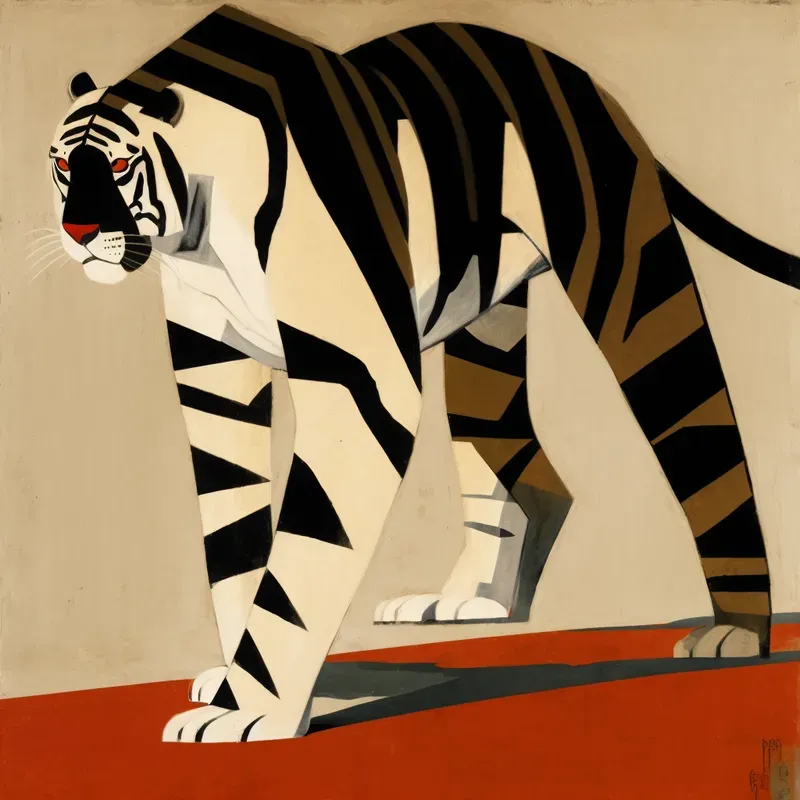 Abstract Animal Drawings