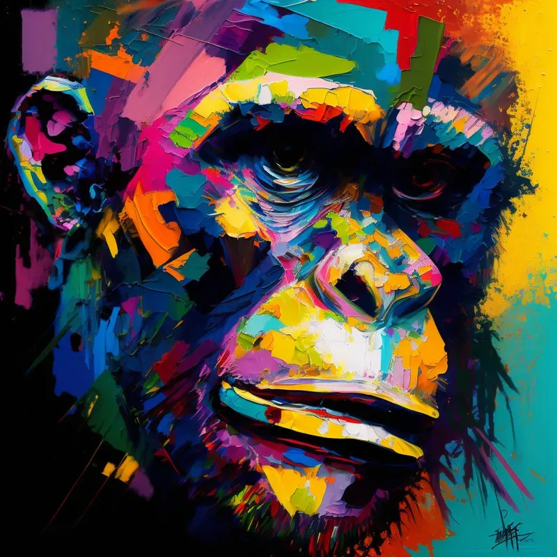 Abstract Portrait Drawings