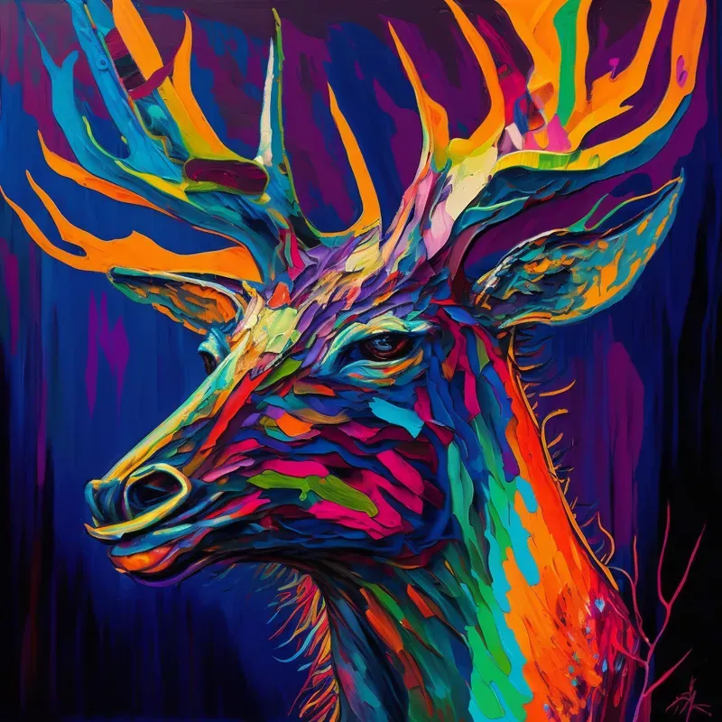 Abstract Portrait Drawings