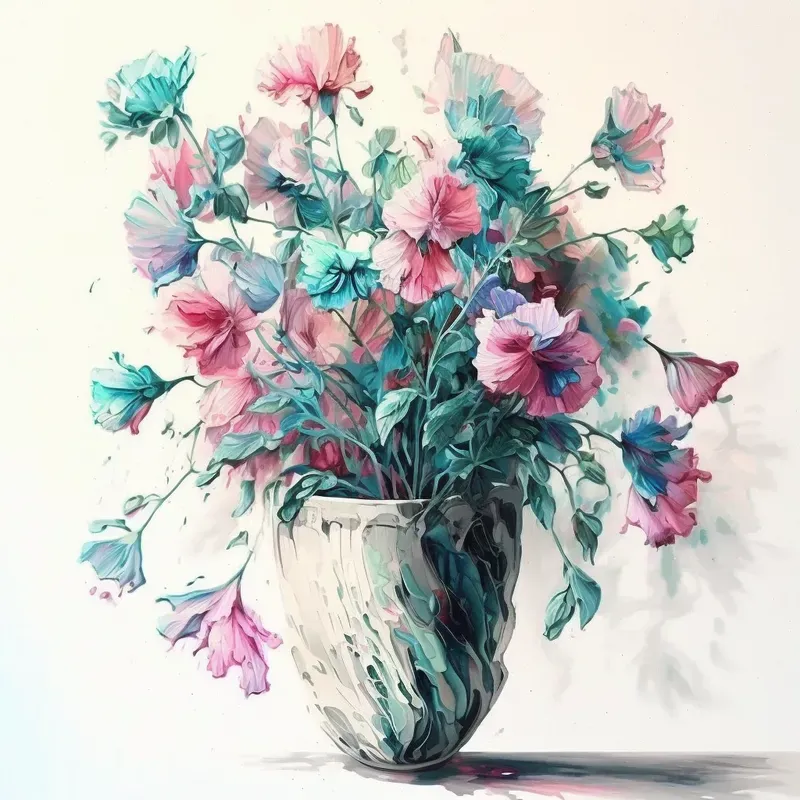 Botanical Watercolor Drawings