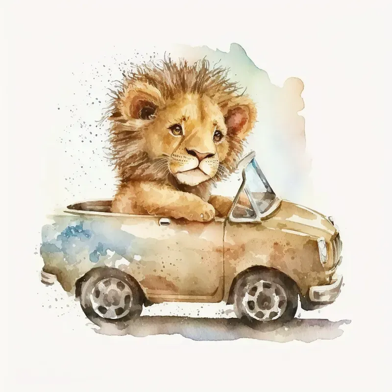 Car Driving Animals