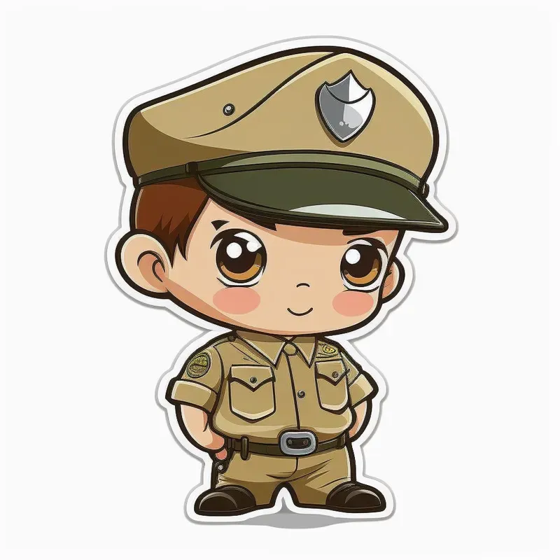 Stickers Babies With Professions