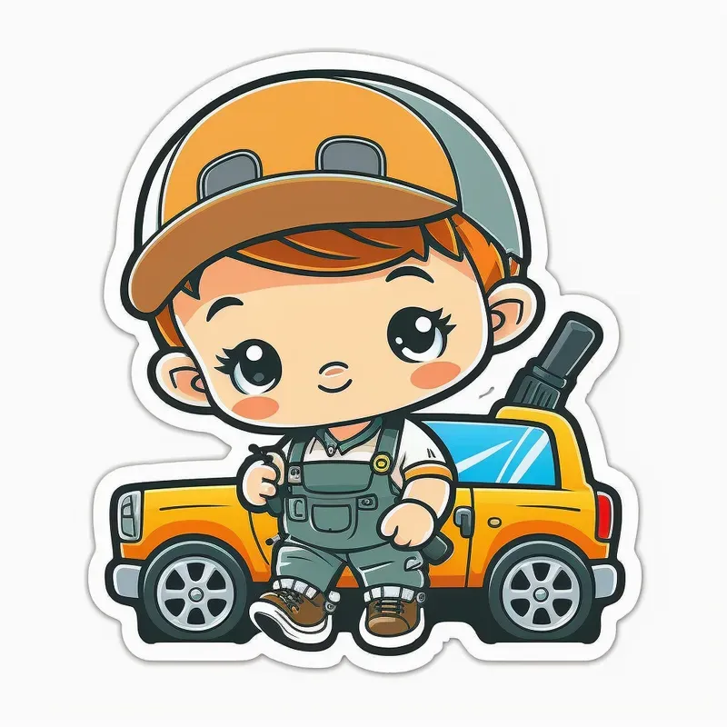 Stickers Babies With Professions