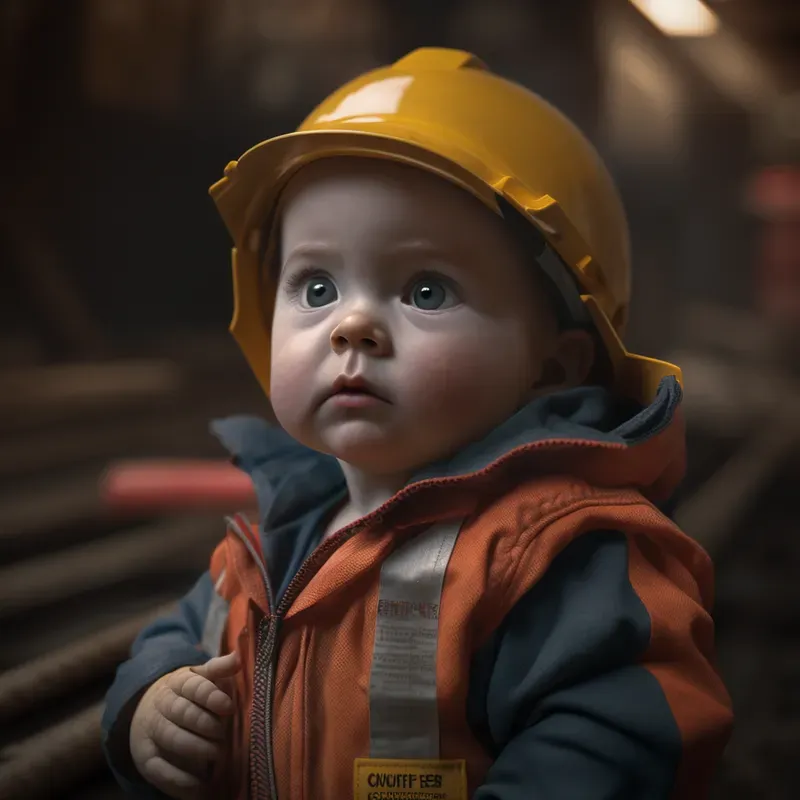 Portraits Of Babies With Professions