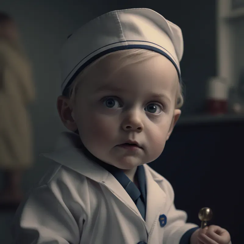 Portraits Of Babies With Professions
