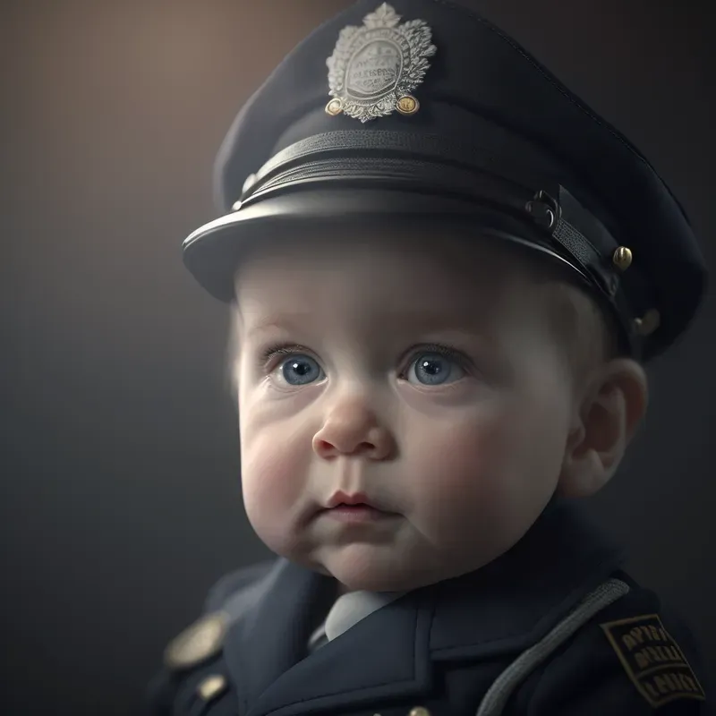 Portraits Of Babies With Professions