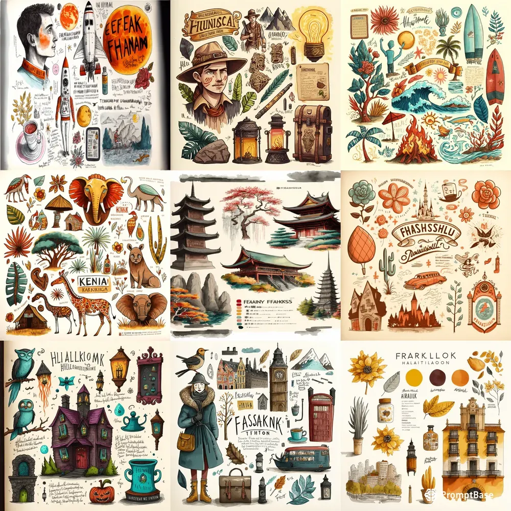 Travel Sketchbooks