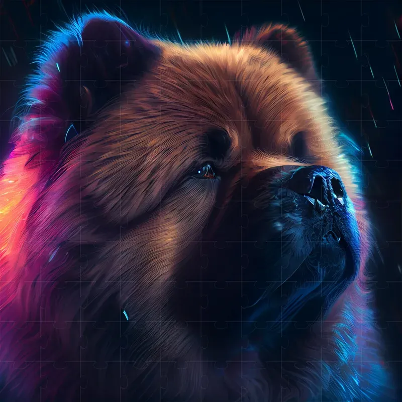 Neon Light Dogs