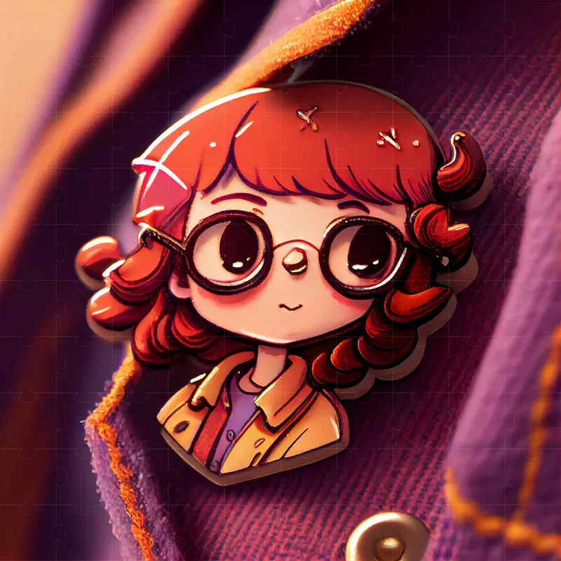 Pixar Style Enamel Pins