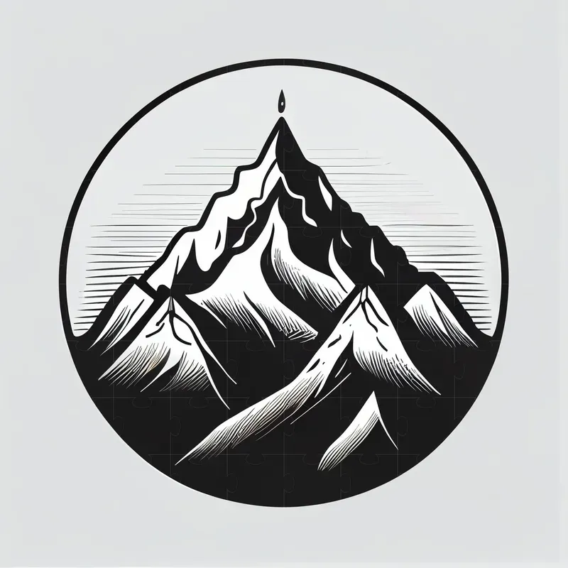 Black And White Line Logos