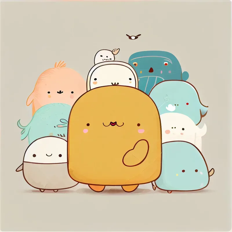 Cute Kawaii Illustrations