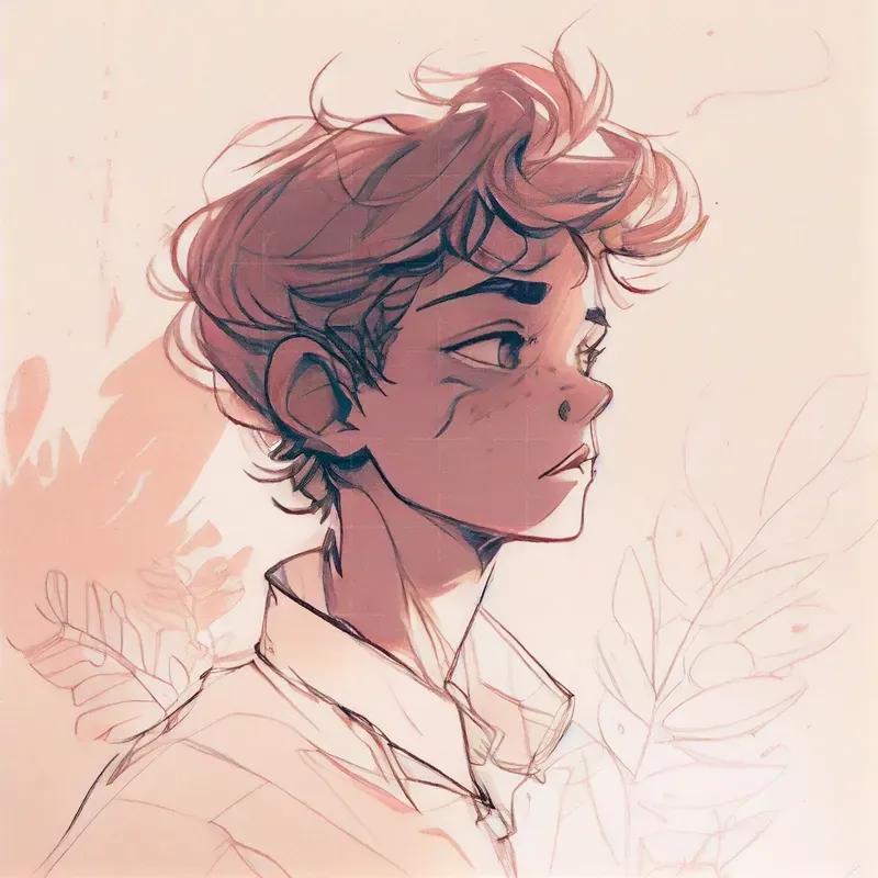 Anime Style Sketch Art