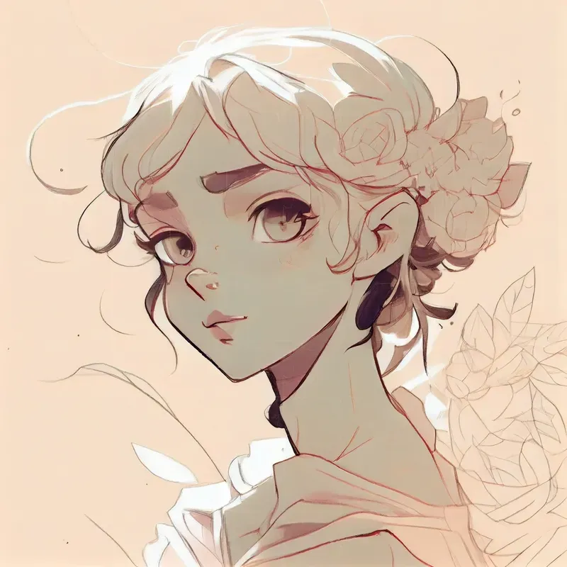 Anime Style Sketch Art