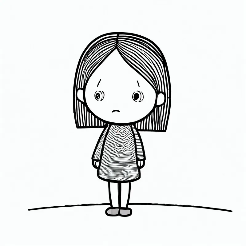 Cartoon Line Drawings