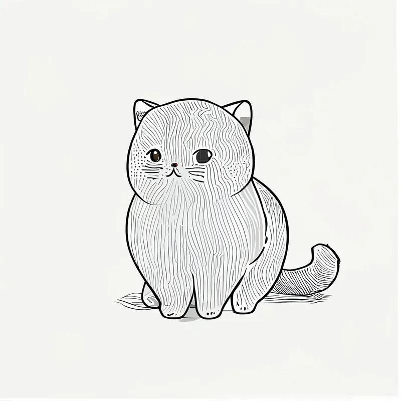 Cartoon Line Drawings
