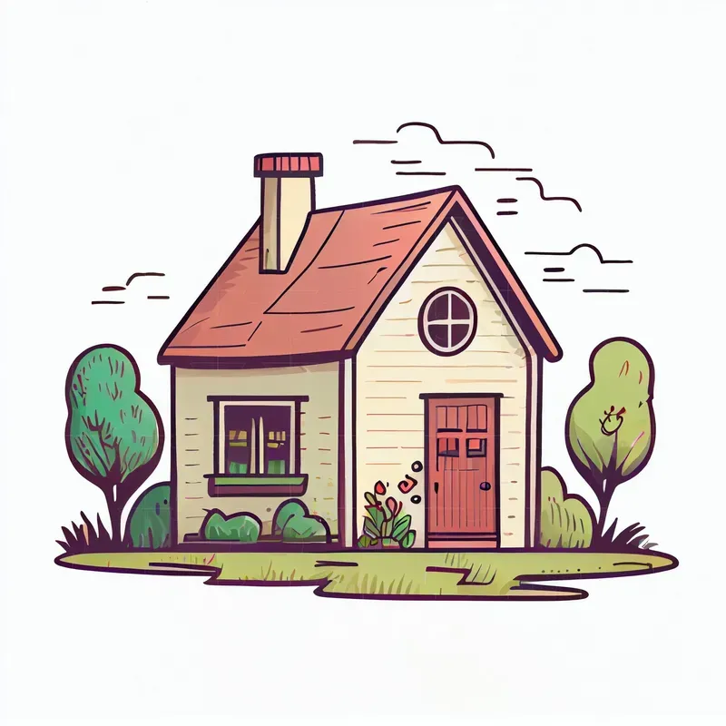 Cartoon Line Drawings