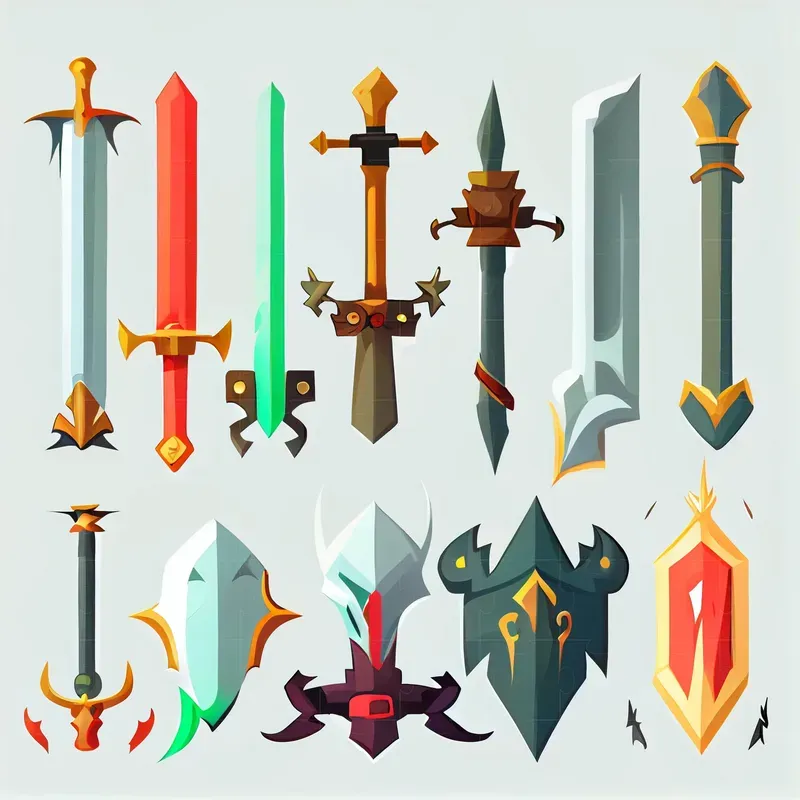 2D Cartoon Icons