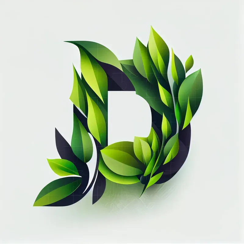 Futuristic Letter Illustrations