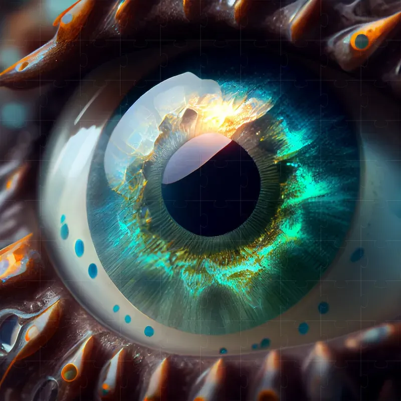 Macro Shots Of Eyes