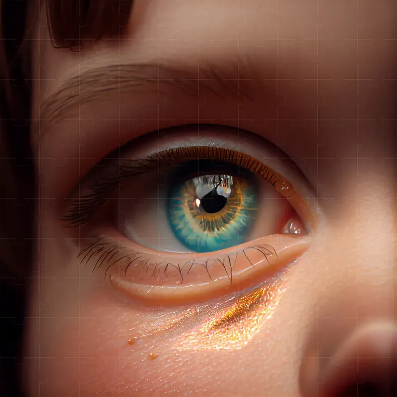 Macro Shots Of Eyes
