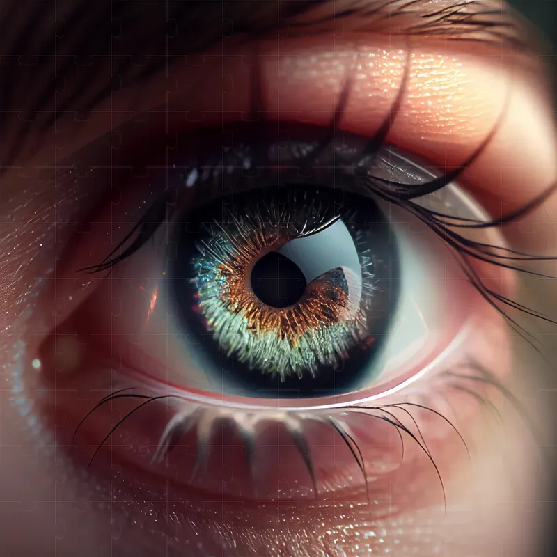 Macro Shots Of Eyes