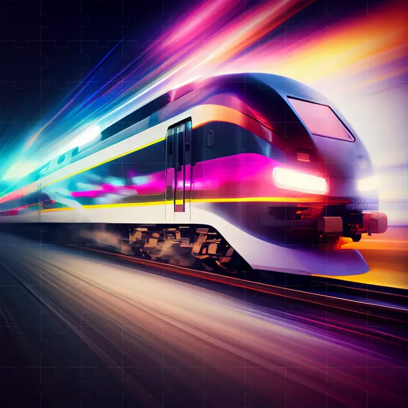 Neon Photographs With Motion Blur Effects