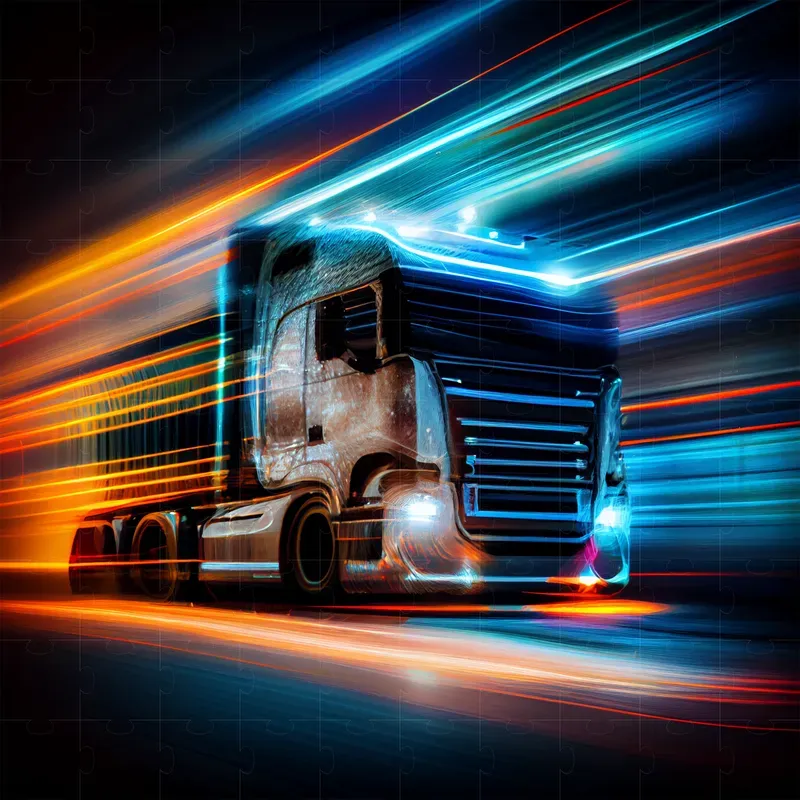 Neon Photographs With Motion Blur Effects