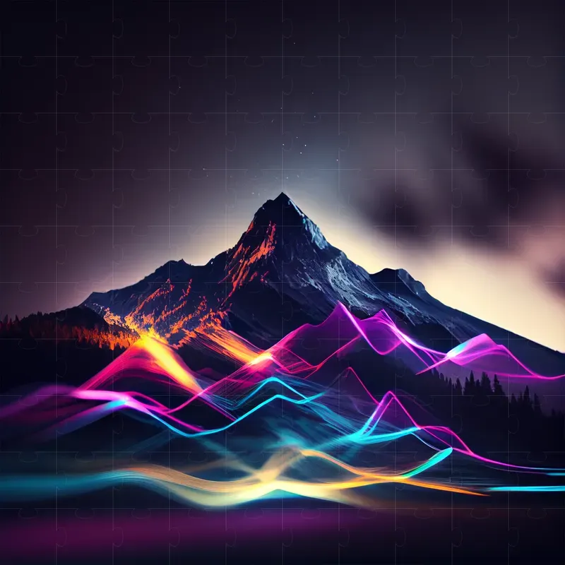 Neon Photographs With Motion Blur Effects