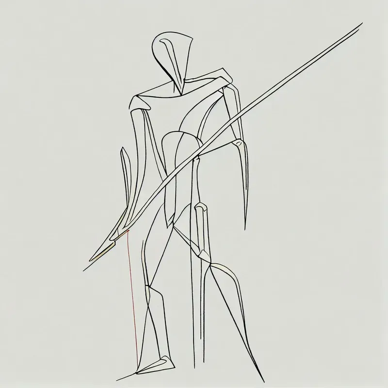 Graphic Line Art Sketches
