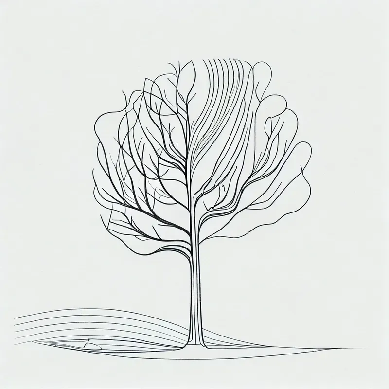 Graphic Line Art Sketches