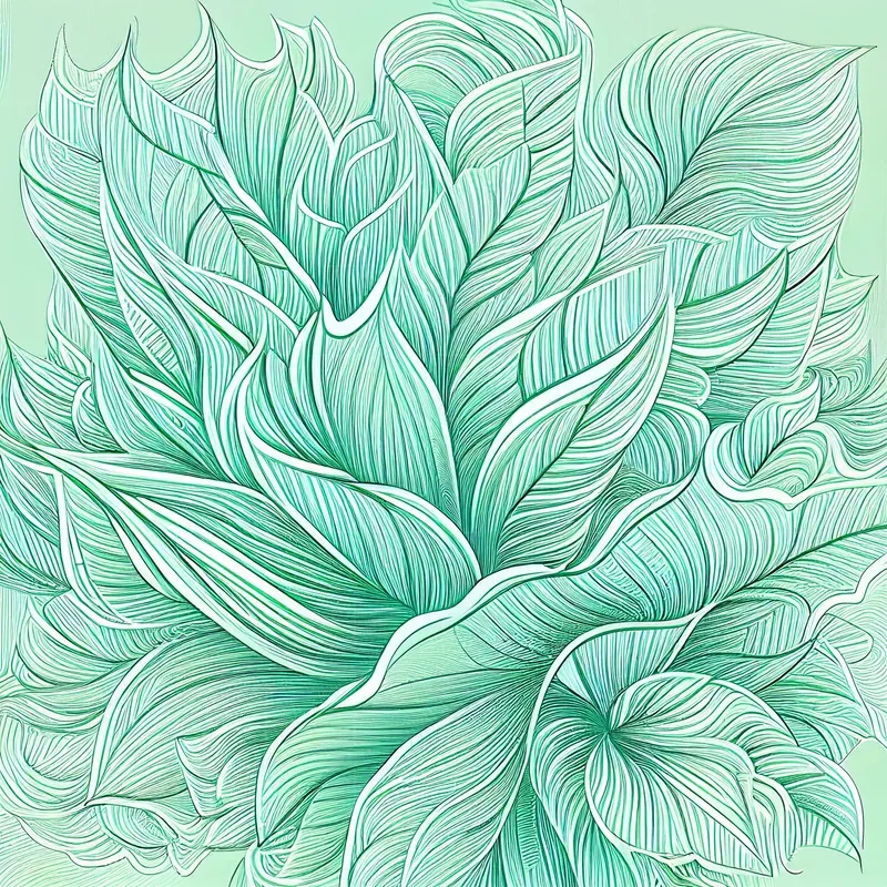 Pastel Line Drawings