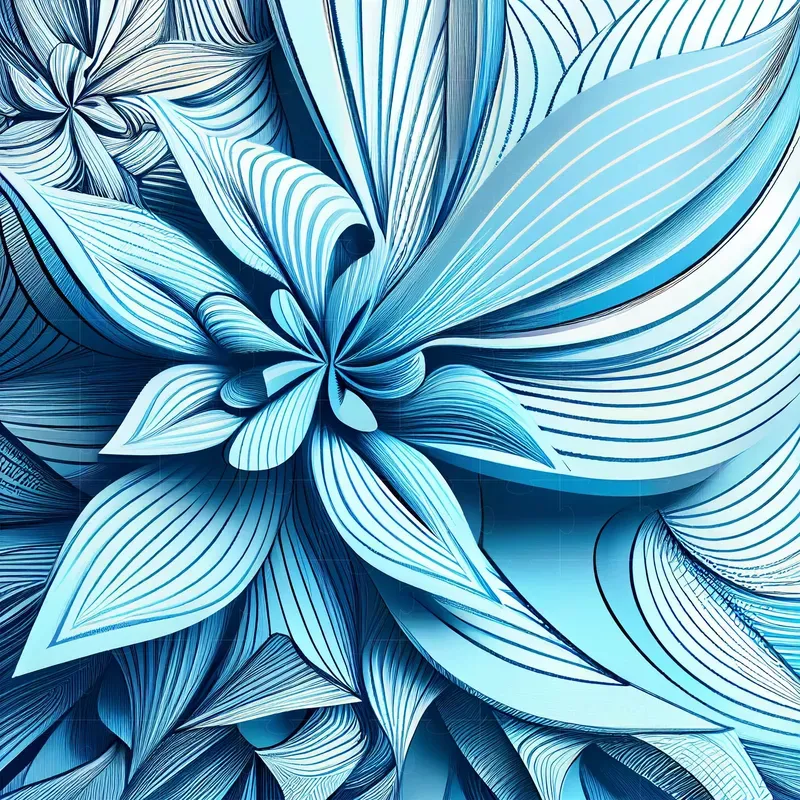 Pastel Line Drawings