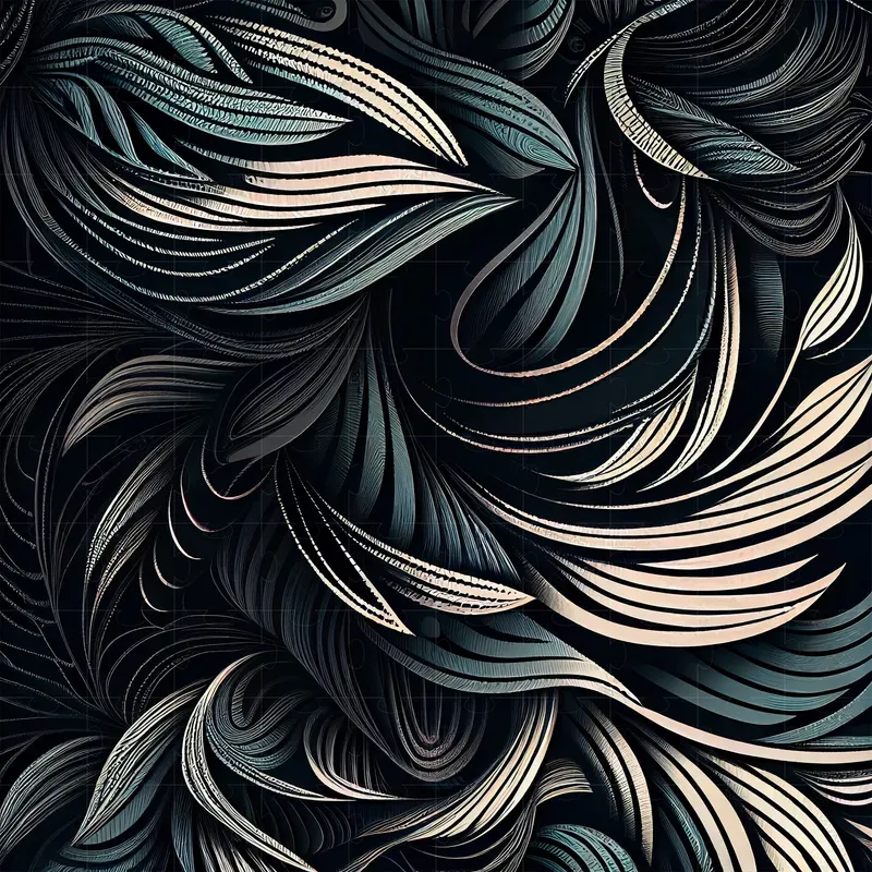 Pastel Line Drawings