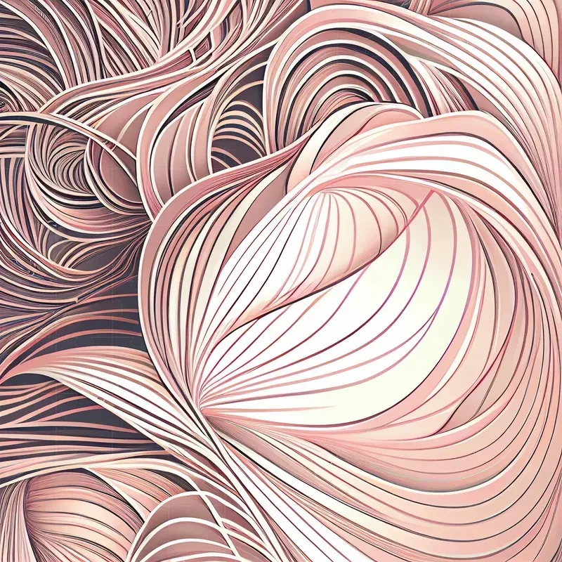 Pastel Line Drawings