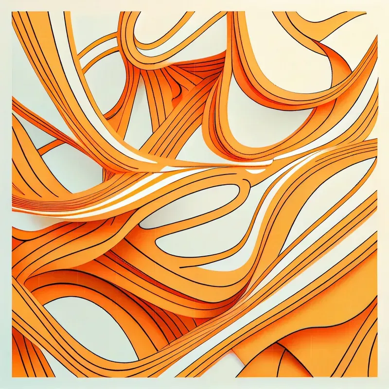 Pastel Line Drawings