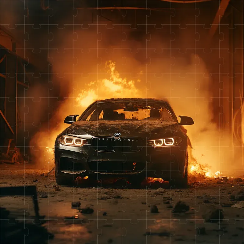 Cars On Fire