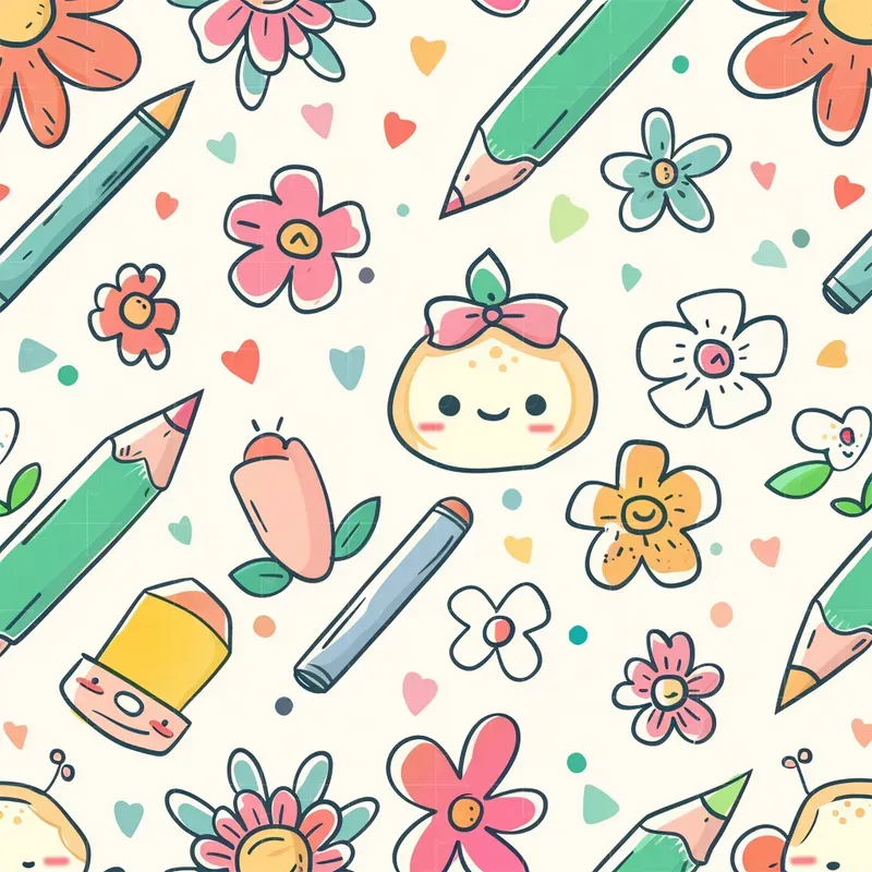 Doodle X Kawaii Patterns