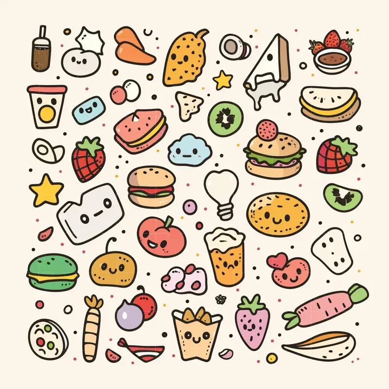 Doodle X Kawaii Patterns