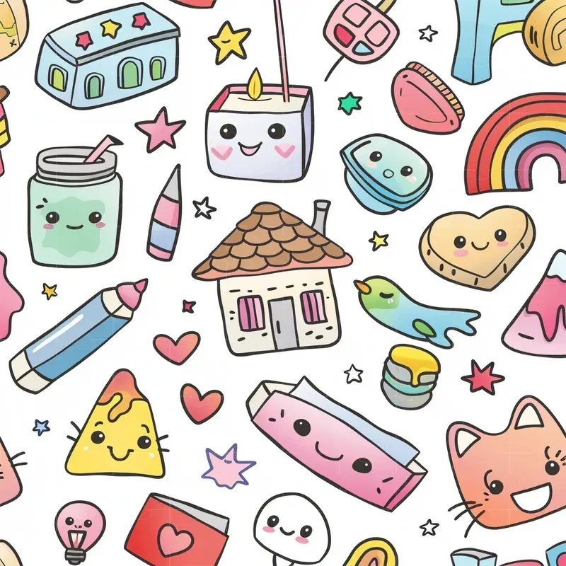 Doodle X Kawaii Patterns