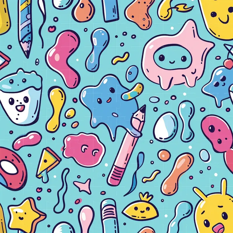 Doodle X Kawaii Patterns